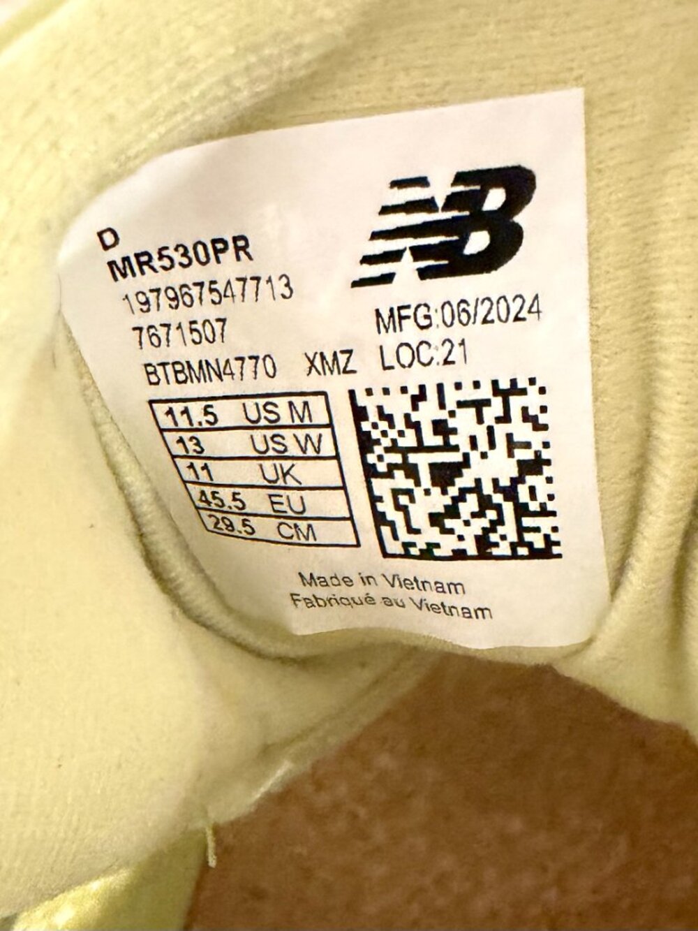 Salehe Bembury x New Balance 530 Prosperity Be The Prize - Size 11.5 - Picture 16 of 16
